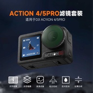 DJI Action5 Pro/4 Universal Filter Set CPL Polarizer ND ND Filter