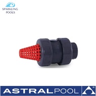 ฟุตวาล์ว ชนิดสปริง พร้อมตะกร้ากรองขนาด 2" True Union EPDM - Astralpool Spring foot valve 2" EPDM