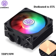 5 Heat s Reflow Welding Cpu Cooler Push-down 53mm Heat Sink For In LGA 115X 1200 1700 AMD AM4 ITX Motherboard CPU Cooling