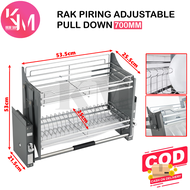 Rak Piring Pull Down Elevator Dish Rack Rak Piring Gelas Botol Tarik Kitchen Set
