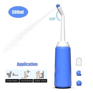 500ml Portable Bidet Handheld Travel Sprayer Hygiene Bottle Women Personal Toilet Spray Water Washer Bottle (Standard)