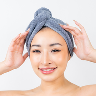 Kupa ผ้าเช็ดผมแห้งไว ฟรี! กระเป๋าเก็บ Premium ไมโครไฟเบอร์ ผ้าคลุมผม หมวกคลุมผม แห้งเร็ว Quick Dry