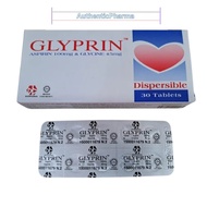 Glyprin Aspirin 100mg + Glycine 45mg 30 Capsules | Low Dose Aspirin | Cardiovascular & Blood Clot Pr