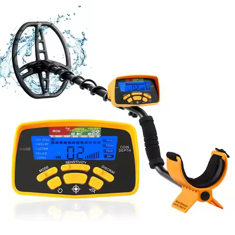 MD6450 Underground Metal Detector Pro MD-6450 Gold Detector Waterproof Coil Long Range Data Show and