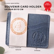Embossed Card Holder Souvenir ATM Card Wallet/