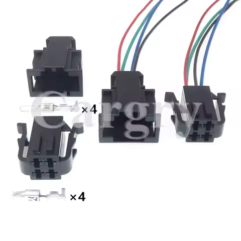 1 Set 4P 3.5mm Automotive Connector AC Assembly Oxygen O2 Sensor Plug 191972732 191972722 Car Socket