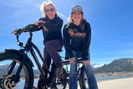 E-bike ride around the beautiful Estes Lake bike path