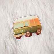 cute camper van | sticker flakes | by pocococoart