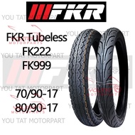 FKR FUNG KEONG TAYAR FK222 FK999 TUBLESS TYRE BUNGA V BUNGA TT TYRE 17 INCH 70/90-17 80/90-17