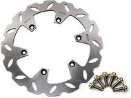 Arashi Rear Brake Disc Rotor + Mounting Bolts Screws for Suzuki RM125X 99-00 / RM125 00-08 / RM250 0