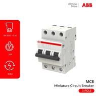 Abb Mcb 3P 16A 4.5Ka Sh203L-C16 2Cds243001R0164