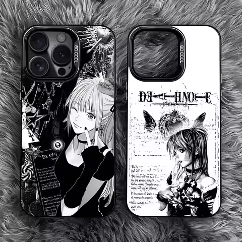 Misa D-Death N-Note Frosted Case for Samsung Galaxy S25 S24 S23 S22 Ultra S21 Plus S20 FE A73 A72 A7