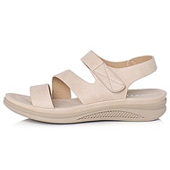 Women Casual Flat Sandals Lightweight Simple Summer Sandals Anti-Slip Summer Walking Shoes Female Ou