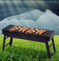 😆（烤肉爐）😆（現貨）😆（免費順豐智能櫃）BBQ烤肉爐攜帶家用烤肉爐折疊木炭烤肉架戶外抽屜式淄博烤肉架BBQ portable household barbecue stove folding cha