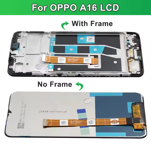 6.52" For OPPO A16 A16s Lcd Display Touch Screen Digitizer Assembly With Frame CPH2269 CPH2271 Displ