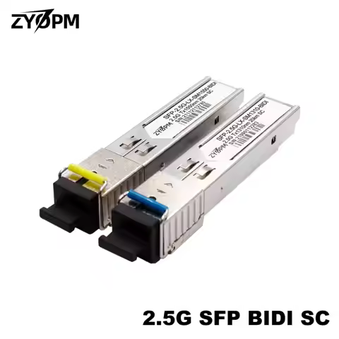 2.5G SFP BIDI SC Transceiver SingleMode Simplex SC Fiber Module SMF 1310nm/15500nm DDM up to 20 km f