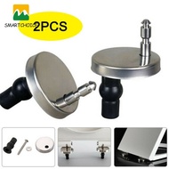 SME 2x Toilet Seat Hinges Top Close Soft Release Quick Fitting Heavy Duty Hinge Pair