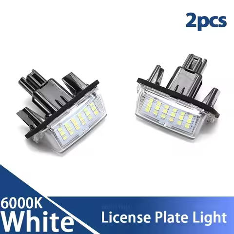 For Toyota Camry Avalon Auris E18 Vios Esquire Esquire EZ Noah Proace City SAI 2Pcs LED License Numb