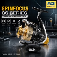 TICA - SPINFOCUS 2500/3500/4500/6000 GRAPHITE BODY SPINNING REEL (GS SERIES)