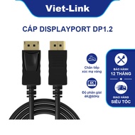 DisplayPort DP1.2 Cable VIET-LINK 9E79-22 Supports 60Hz 3D | Gold-plated cable head |