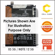 Battery For POCO X5 5G / REDMI NOTE 12 5G BN5J (5000mAh)