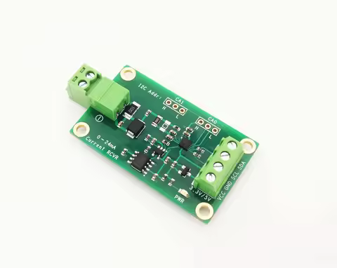 4-20mA Current Loop Receiver with I2C Interface +3V/+5V Power Supply Compatible with Arduino Raspber
