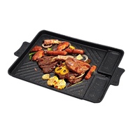 Grill Pan YAKINIKU Meat Grill Korean BBQ Grill Pan/Grill Tool Barbeque YAKINIKU Grill Pan GM-2157 Portable Grill Non-Stick And anti-Rust (Aluminum coated marble)
