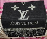 LV 長圍巾 純羊毛 正品