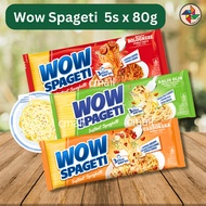 [CM] Wow Spageti Instant Spaghetti Viral 5pcs x 80g Pasta Carbonara/Bolognese/Aglio/Mix Halal