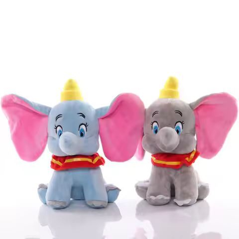 13CM 23CM Cartoon Dumbo Plush Toys Anime Cute Fly Elephant Dumbo Model Dolls Soft Stuffed Plushies T