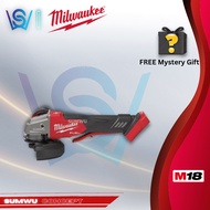 MILWAUKEE M18 FUEL GEN II 100MM VARIABLE SPEED ANGLE GRINDER WITH PADDLE SWITCH FSAGV100XPDB-0X0