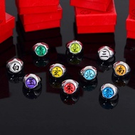 10 Style Japan Anime HOKAGE Akatsuki Cosplay Ninjaas Rings Sasori Itachi Hidan Deidara Pein Accessor