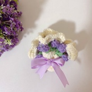 手工編織鬱金香花束杯墊