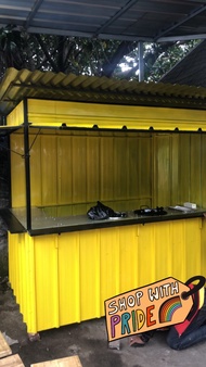 booth container bekas