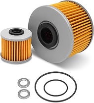 Oil Filter Kit with Gaskets Fit for Honda Pioneer 1000 1000-5 2016 2017 2018 2019 2020 Replace 15412