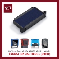 Trodat (6/4911) Ink Cartridge for Printy 4911P4, 4911P3, 4911/P2F, 4820P2 Self-Inking Stamp