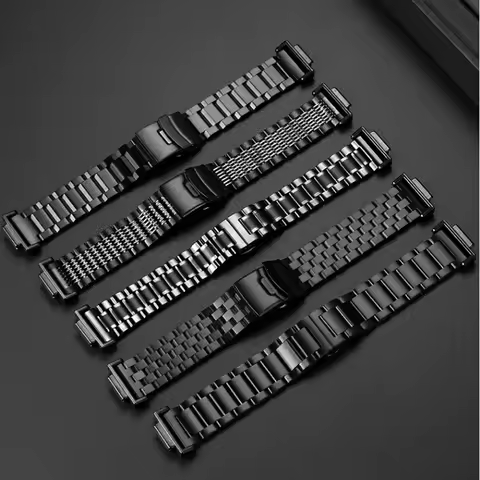 Stainless Steel Watch Strap For Casio G-Shock Watch DW5600 GW M5610 Bracelet GA110/100/120 GM110 GA-