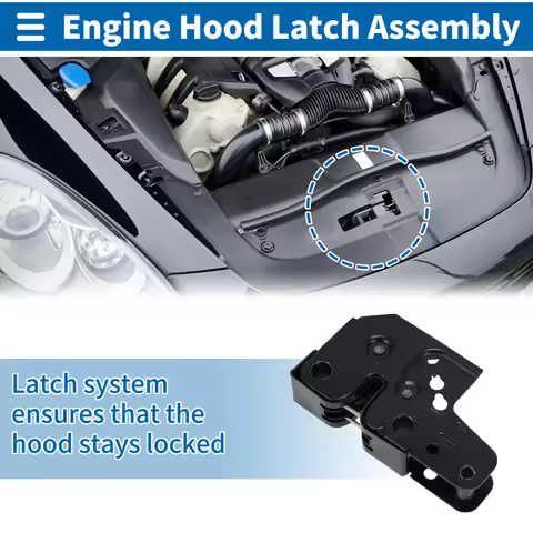 UXCELL Hood Latch Assembly for Volkswagen Polo 2001-2006 Engine Hood Latch Lock Release No.6Q0823509