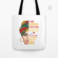 LOREEN Name Surname Family Last First Name LOREEN Canvas Tote Bag