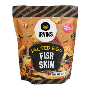 IRVINS Salted Egg Fish Skin เออร์วินส์ หนังปลาทอดกรอบรสไข่เค็ม 210g.