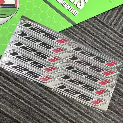 125i 150i Bright Color Label Stickers Motorcycle Soft Rubber Modification Accessories Suitable for C