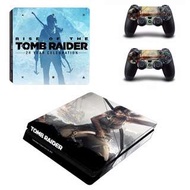 全新 Tomb Raider PS4 Slim Playstation 4保護貼 有趣貼紙 包主機底面+2個手掣) YSP4S-0889