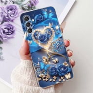 เคส A54 A34 A24สำหรับ Samsung Galaxy A14เคสแฟชั่นใหม่พิมพ์ลายเคสโทรศัพท์นิ่มแบบบางสำหรับ Samsung A14