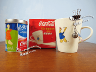 [佩姬蘇 可口可樂]2004雅典奧運-紀念罐鐵罐,金屬籃球吊飾,棒球馬克杯