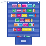 ACTIVEX Standards Pocket Chart, Durable Large Classroom Pocket Chart, Educational Class Schedule Cha