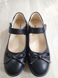 真皮女童黑皮鞋 返學鞋