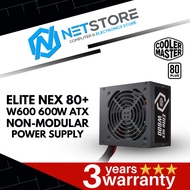 COOLER MASTER ELITE NEX 80+ W600 600W ATX NON-MODULAR POWER SUPPLY - MPW-6001-ACBW-BUK