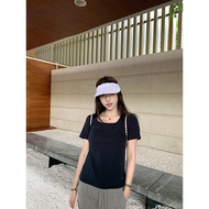 Áo Thun Cotton Tre EKOOL Cổ Chữ U Tay Ngắn Mùa Hè Mỏng Thoáng Khí Rộng Rãi Thon Gọn Thoải Mái Phong 