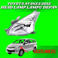 Toyota Avanza 2012 Head Lamp Lampu Kereta Headlamp Front Lamp Lights Lampu Depan 100% New Baru High Quality