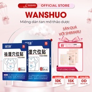 Hộp 6 Miếng Dán Tan Mỡ Bụng Đông Y WANSHUO – Dán Tan Mỡ WANSHUO Giảm Mỡ Bụng Cánh Tay Bắp Chân Cấp T